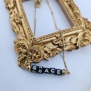 Grace Motivational bracelet gold tone
